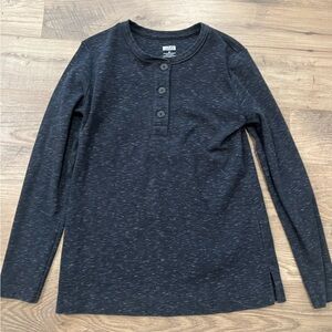 Duluth Trading Co. Women’s Thermal Henley size M - charcoal heather